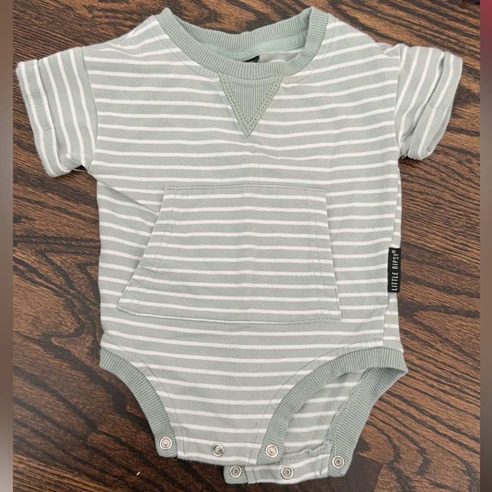 Little Bipsy romper seafoam green